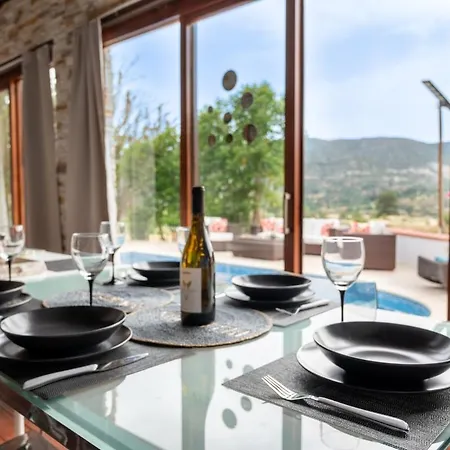 Peaceful 3br Mountain Villa, Private Pool, Bbq, Nature Escape In Laneia Villa *